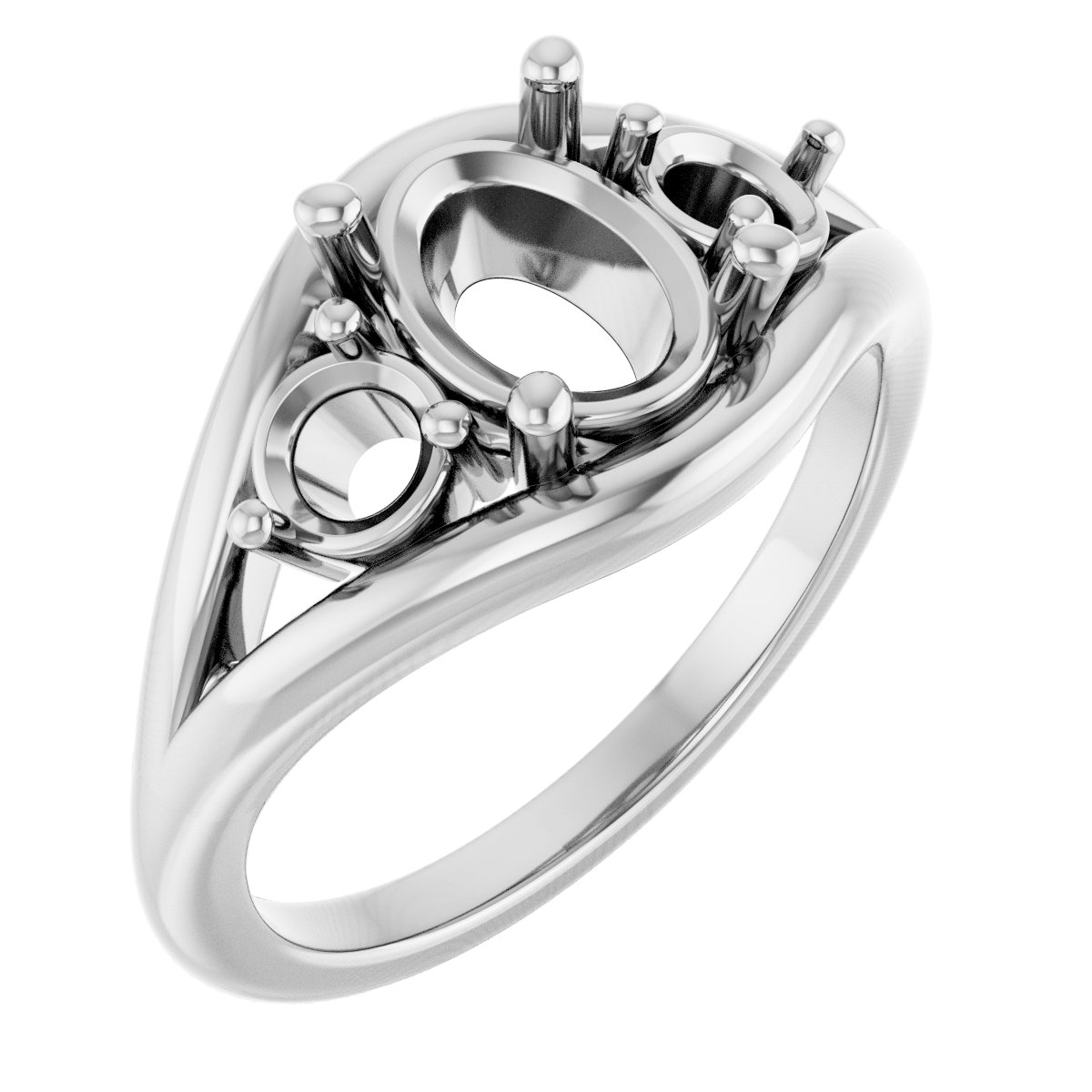 Three-Stone Engagement Ring
