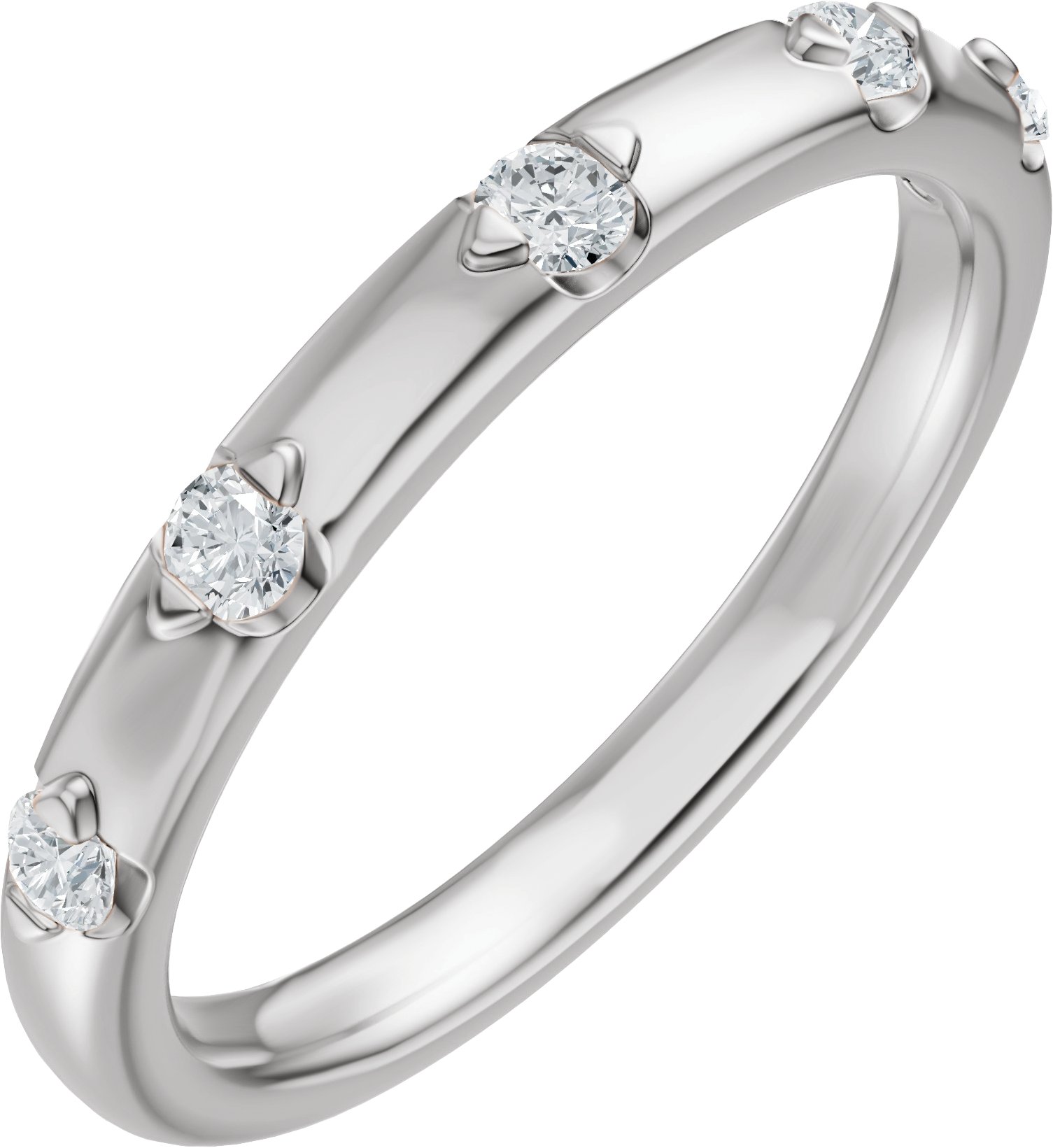 Accented Engagement Ring or Band