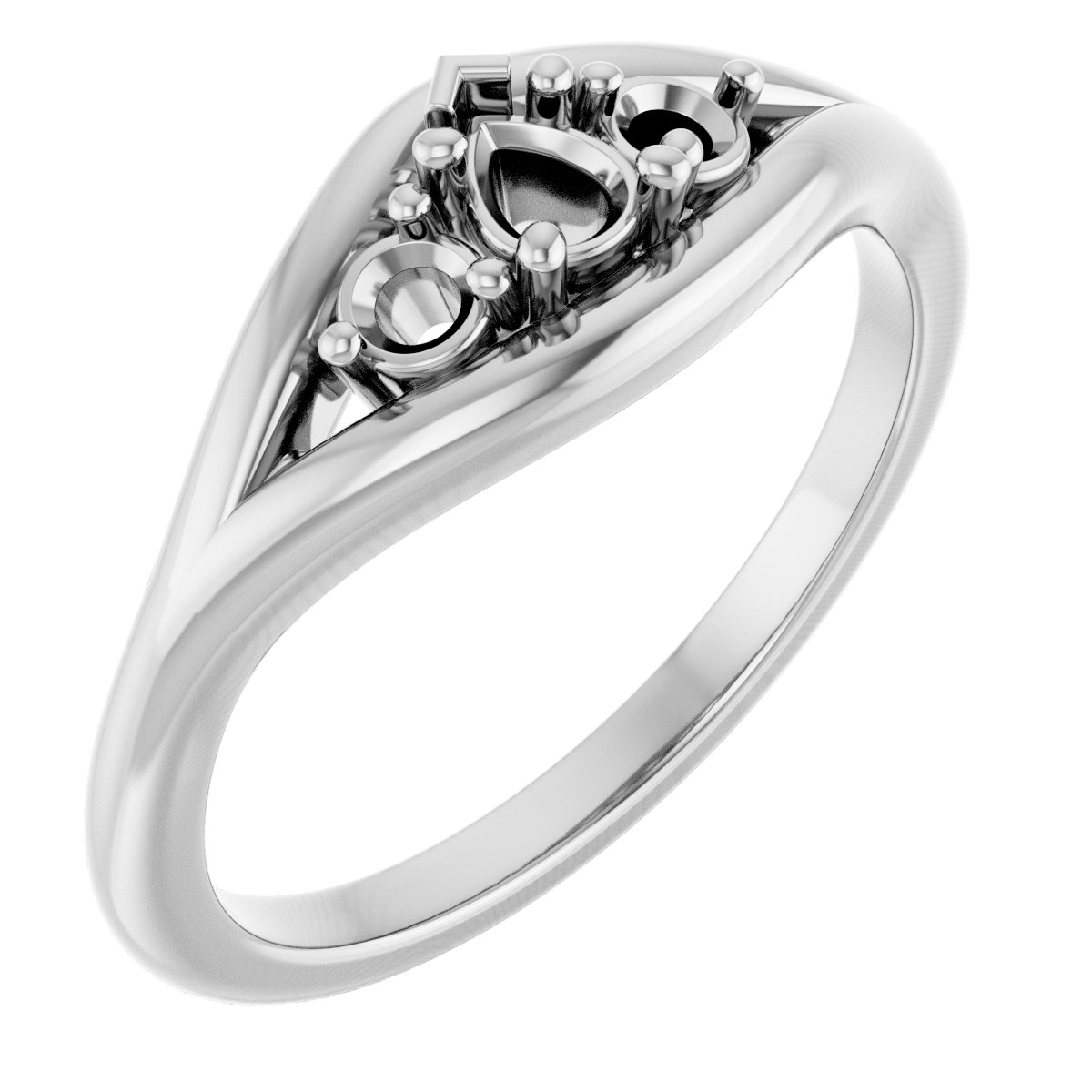 Three-Stone Engagement Ring
