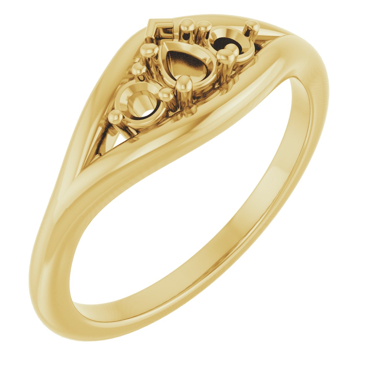 Three-Stone Engagement Ring