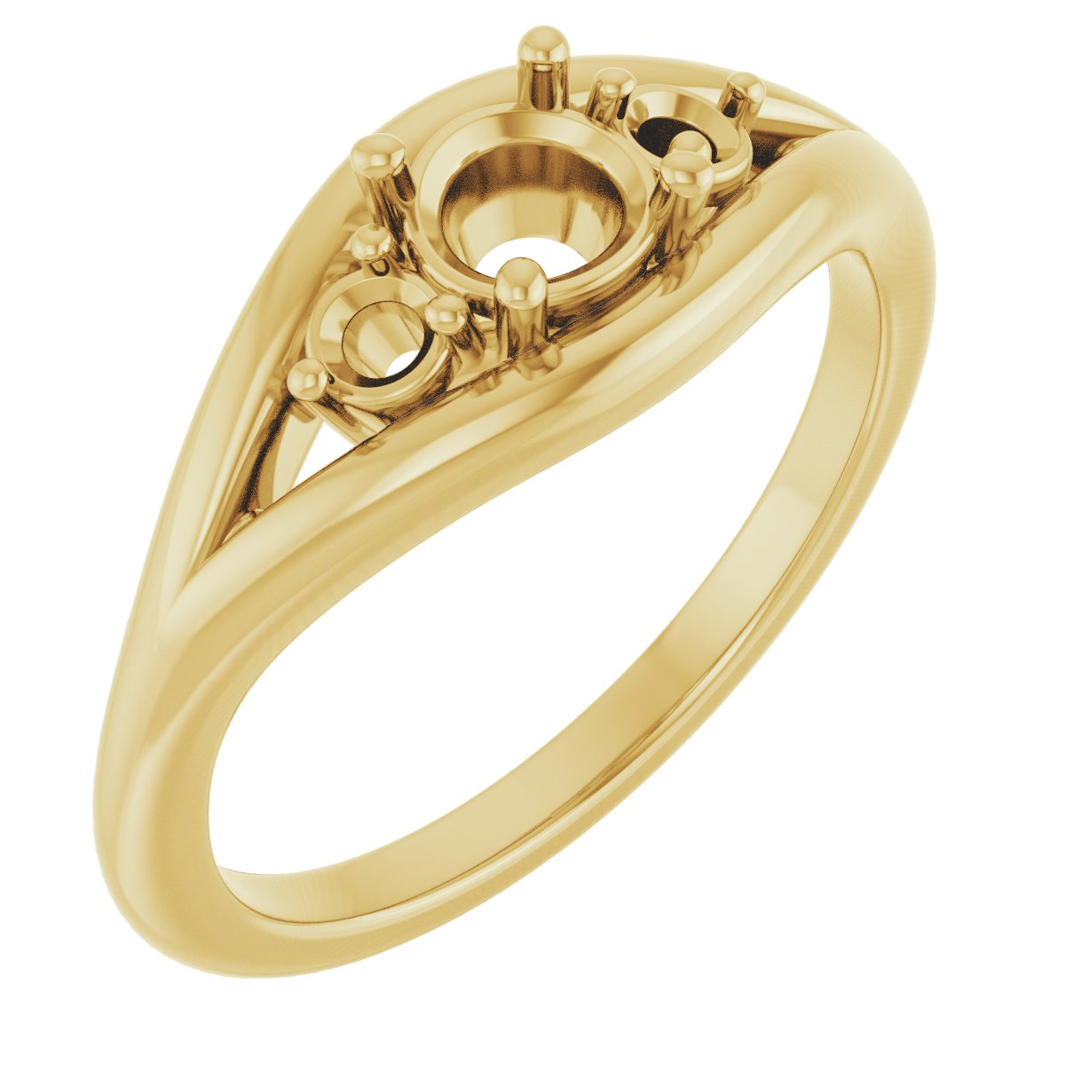 Three-Stone Engagement Ring