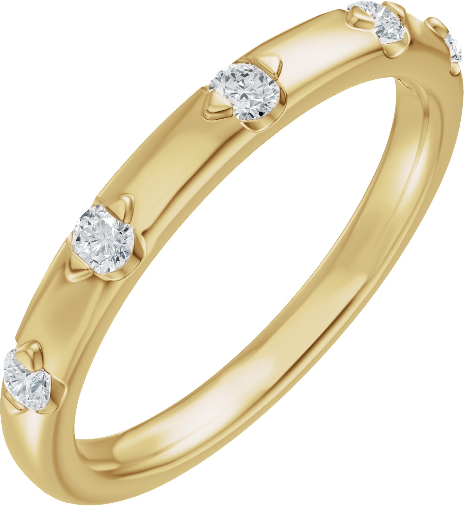 Accented Engagement Ring or Band