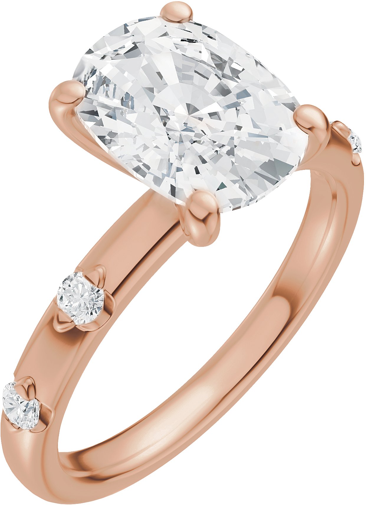 Accented Engagement Ring or Band