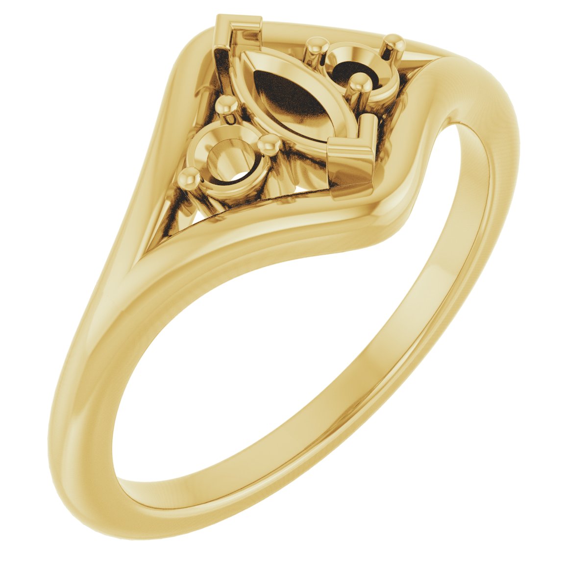Three-Stone Engagement Ring