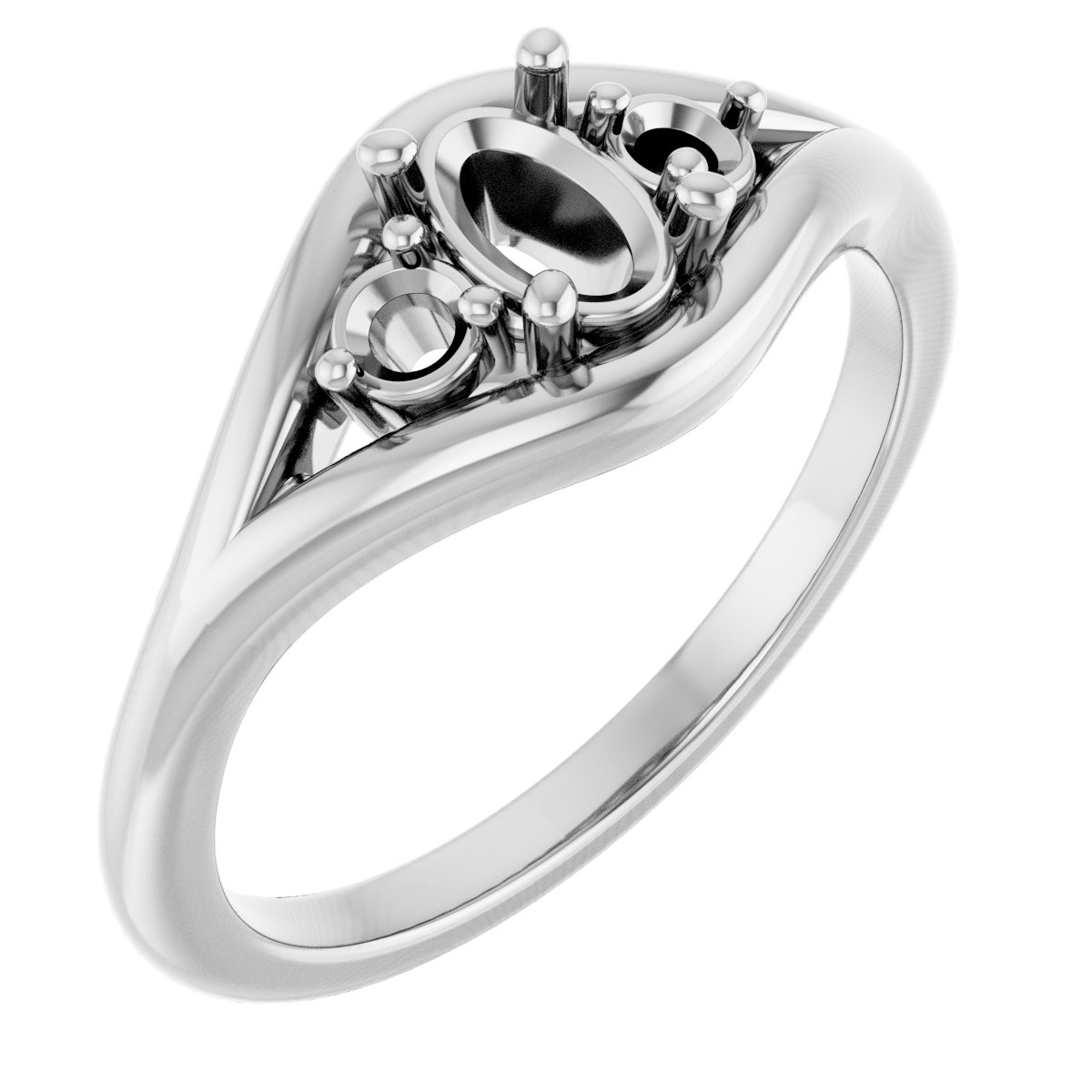 Three-Stone Engagement Ring