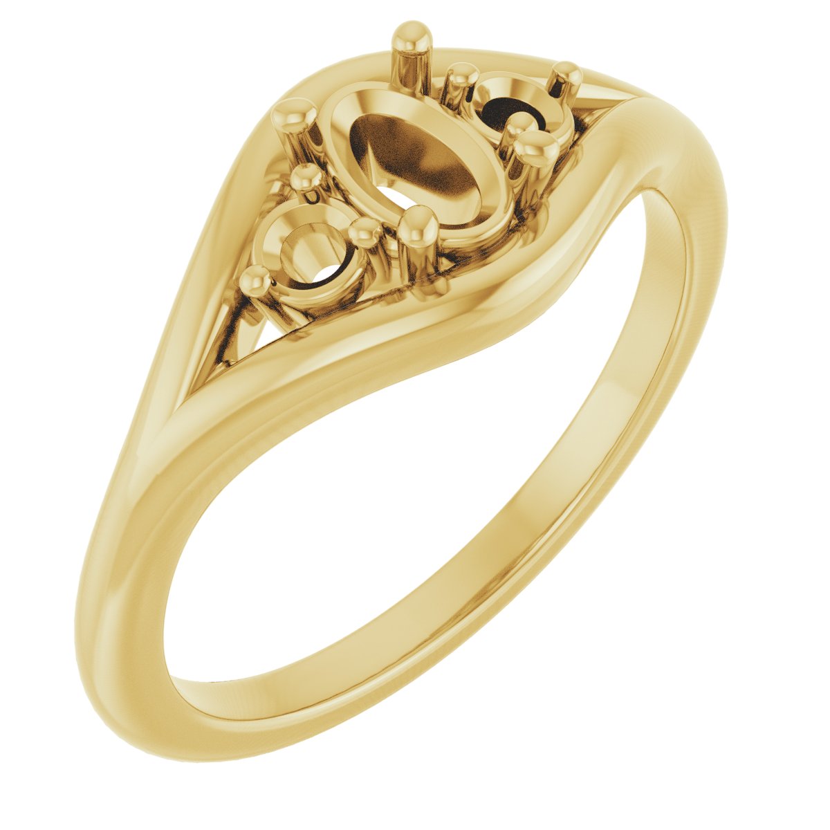Three-Stone Engagement Ring