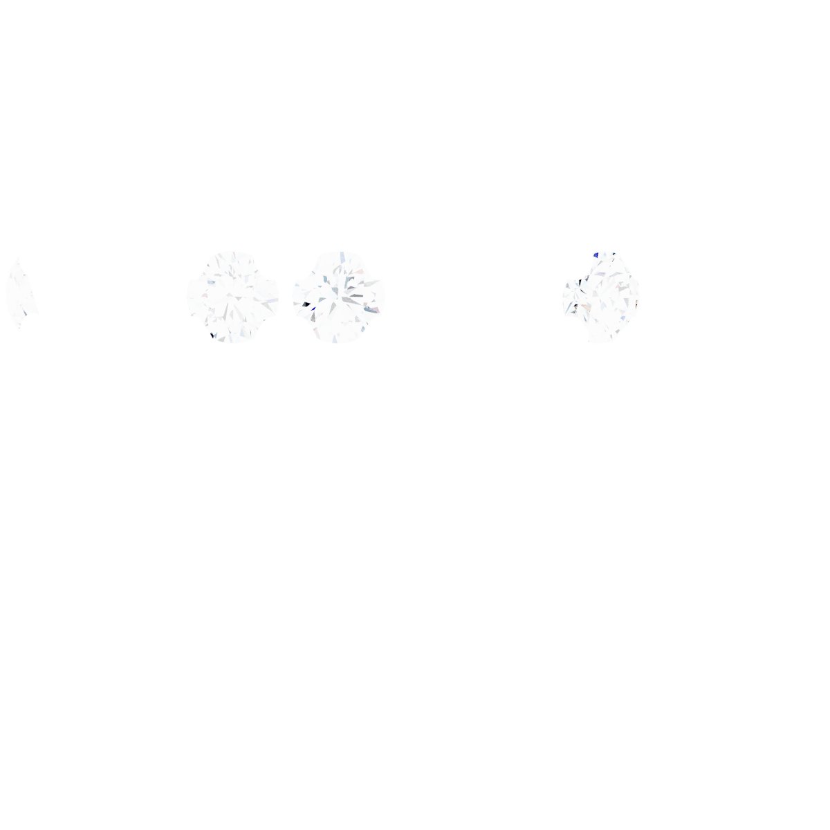 4-Prong Pre-Notched Claw Hidden Halo-Style Peg Setting