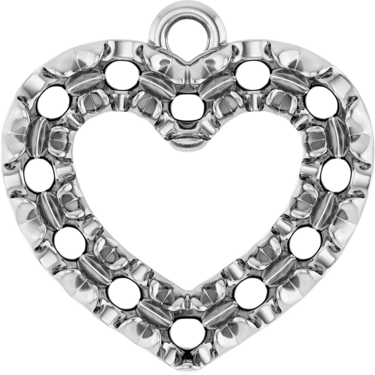 Accented Heart Dangle