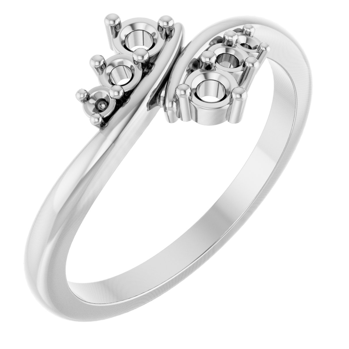 Accented Bypass Ring