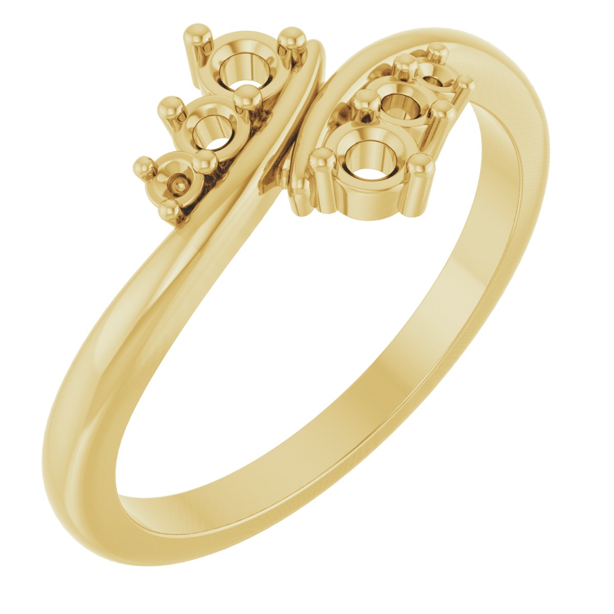 Accented Bypass Ring