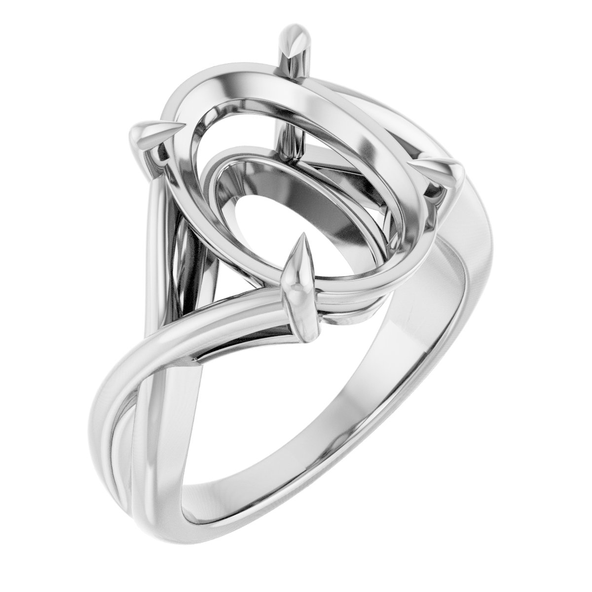 Claw-Prong Solitaire Engagement Ring