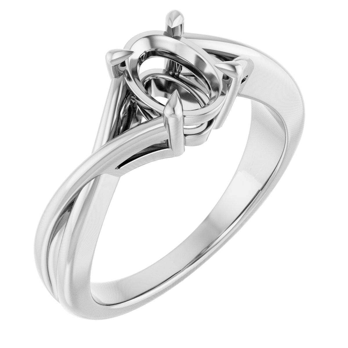 Claw-Prong Solitaire Engagement Ring