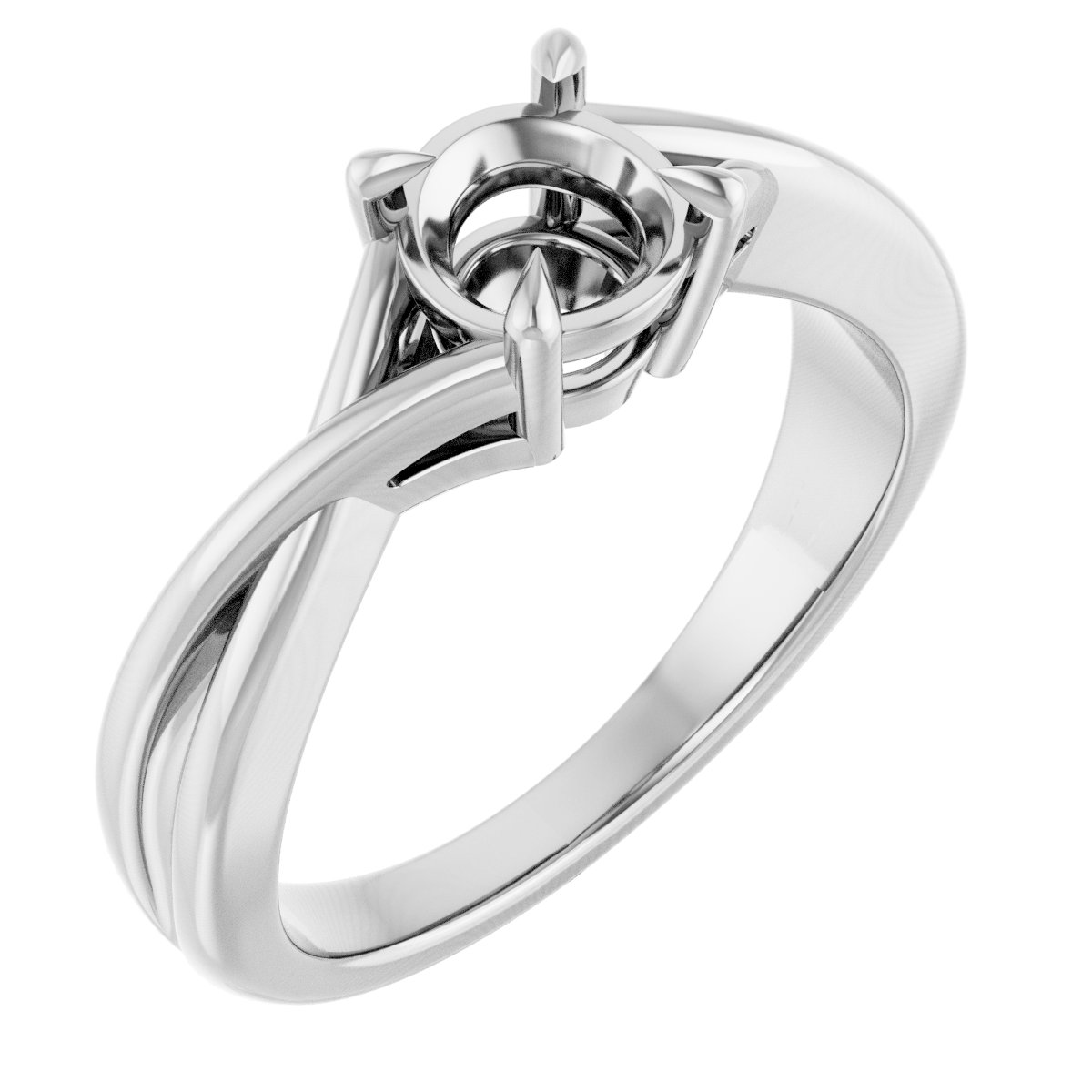 Claw-Prong Solitaire Engagement Ring
