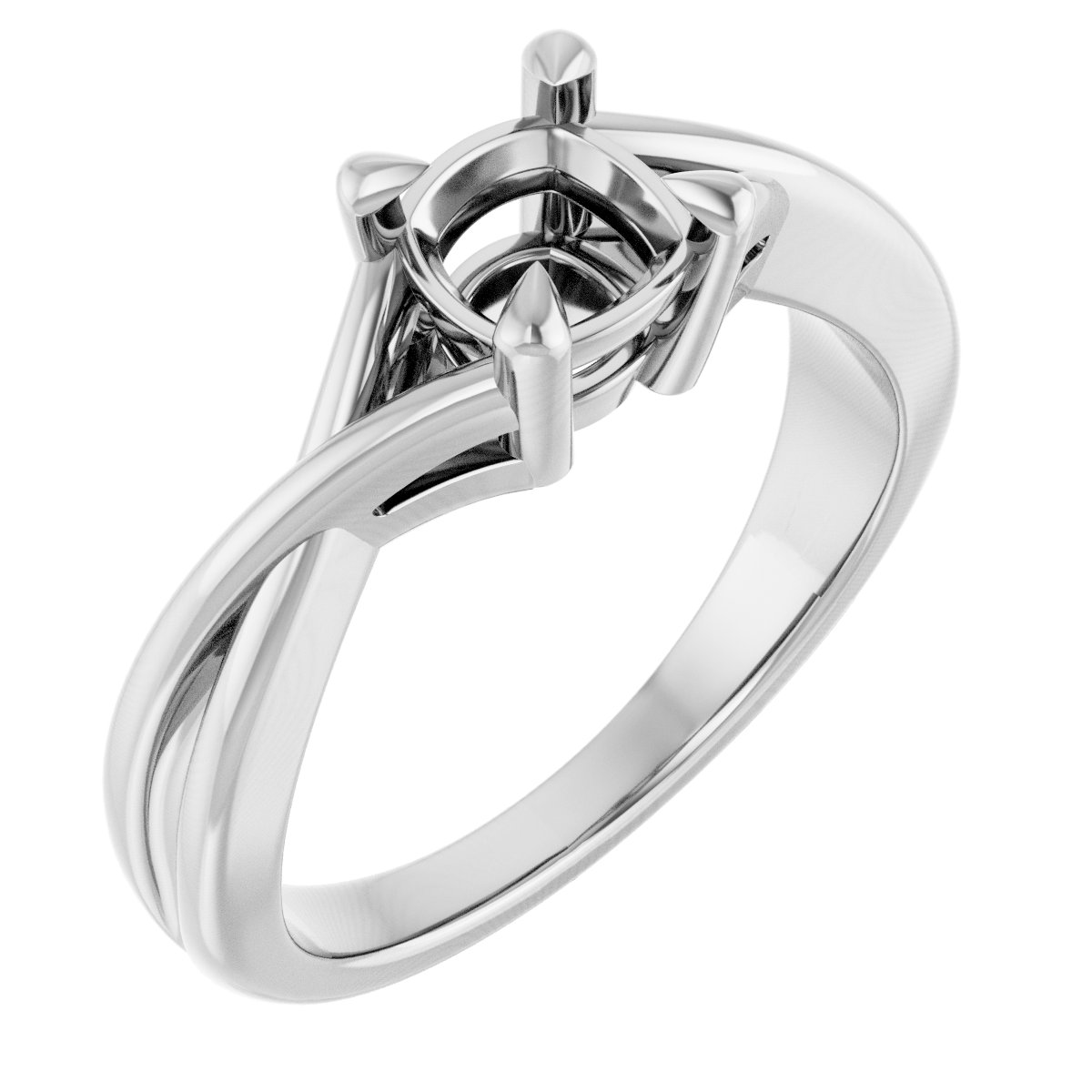 Claw-Prong Solitaire Engagement Ring