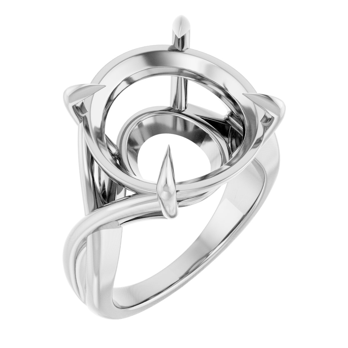 Claw-Prong Solitaire Engagement Ring