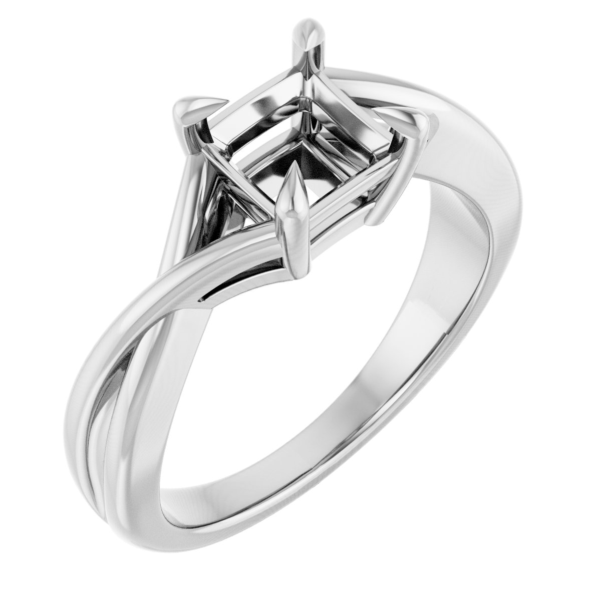 Claw-Prong Solitaire Engagement Ring