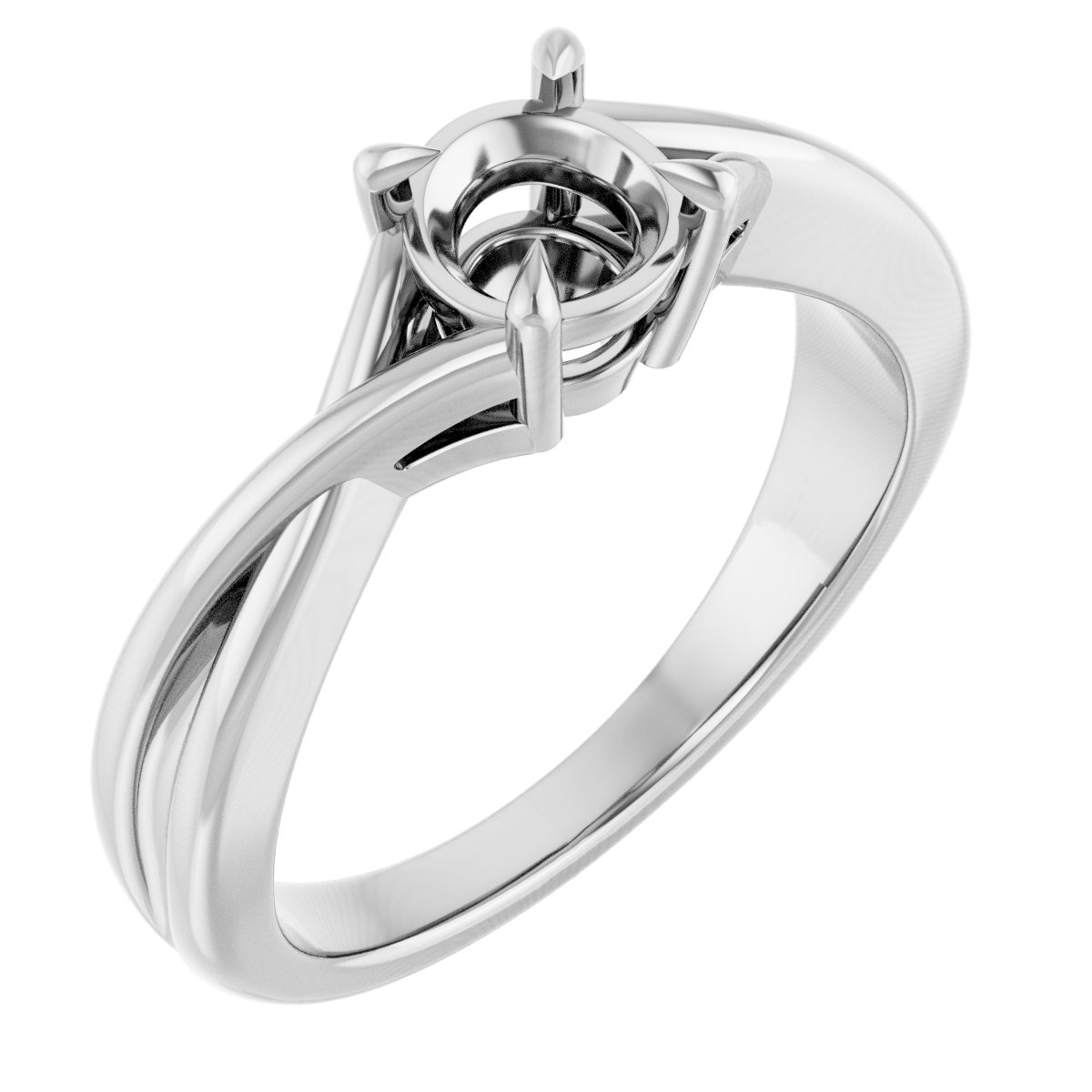 Claw-Prong Solitaire Engagement Ring