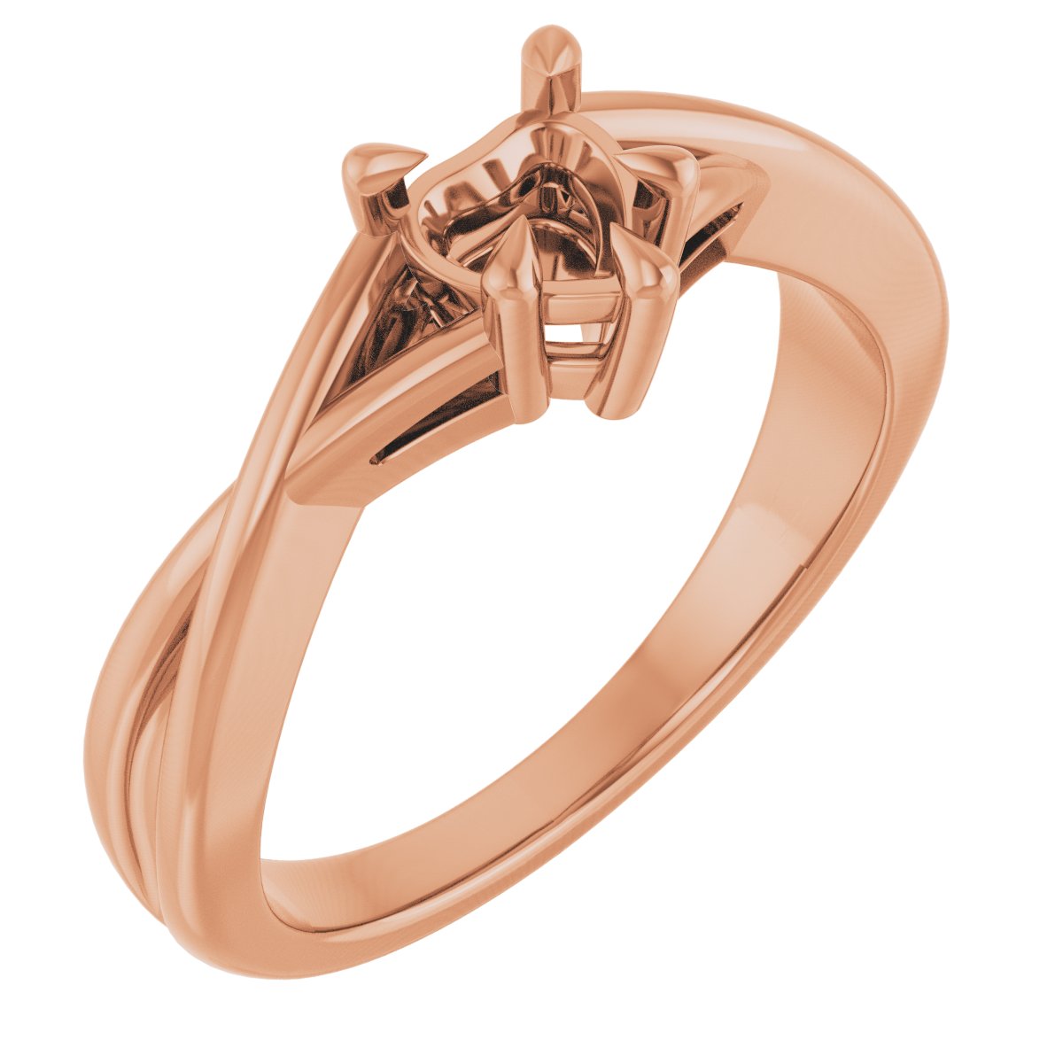 Claw-Prong Solitaire Engagement Ring
