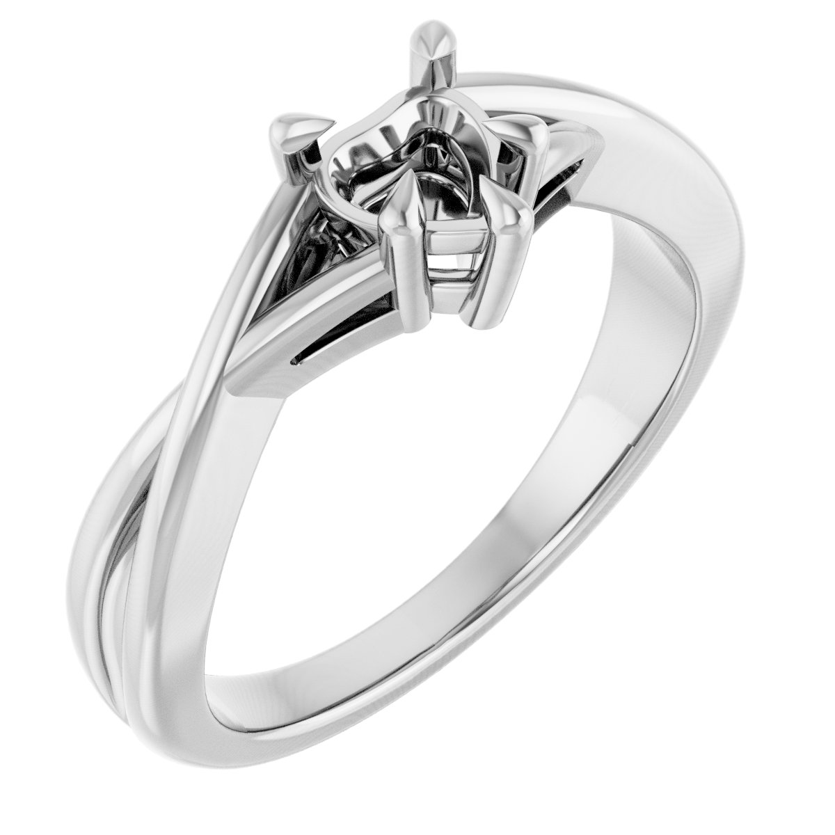 Claw-Prong Solitaire Engagement Ring