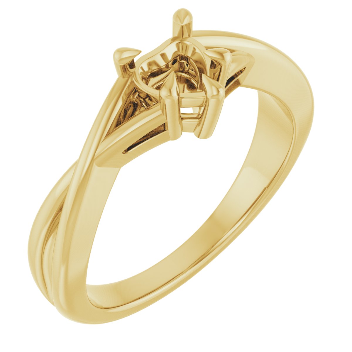 Claw-Prong Solitaire Engagement Ring