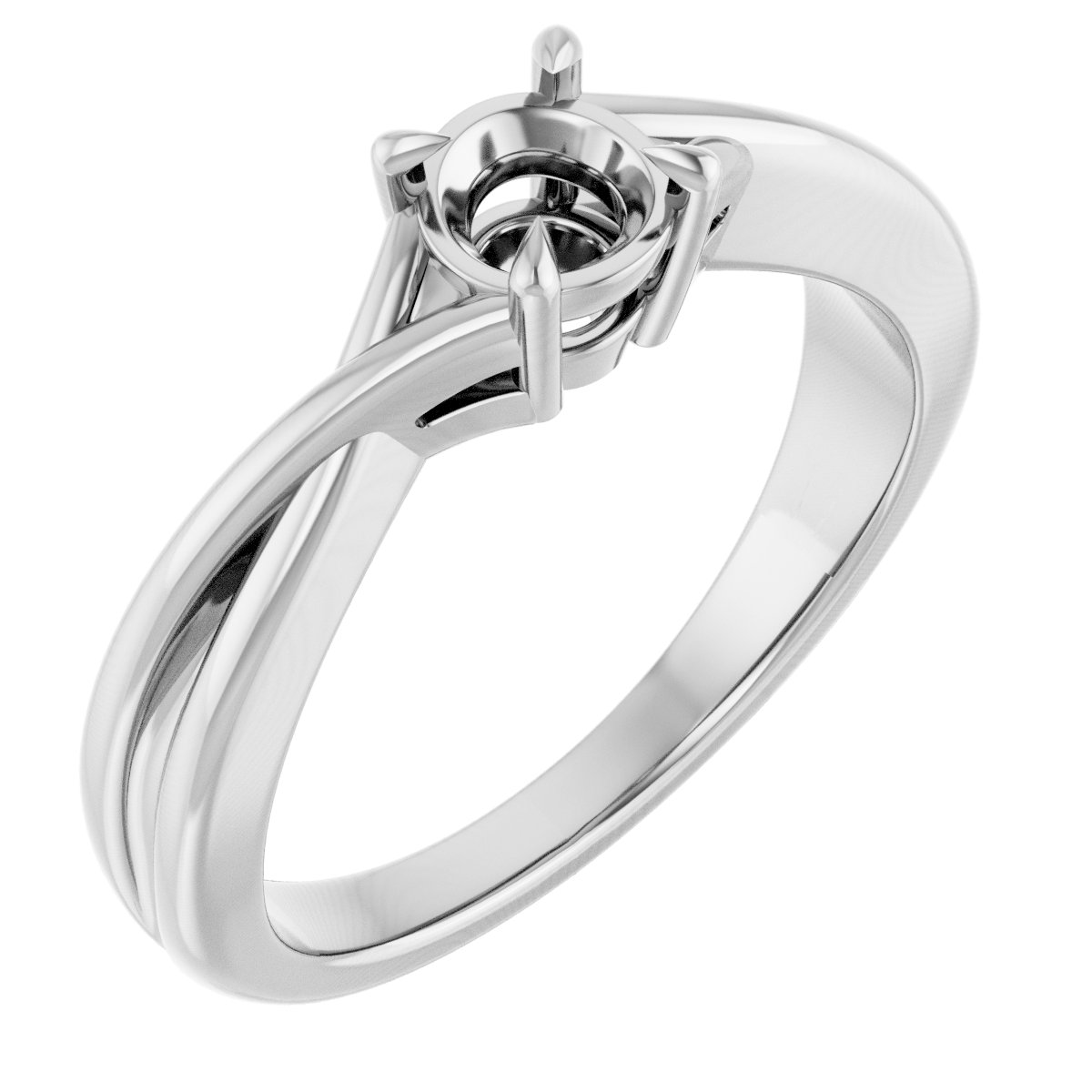 Claw-Prong Solitaire Engagement Ring