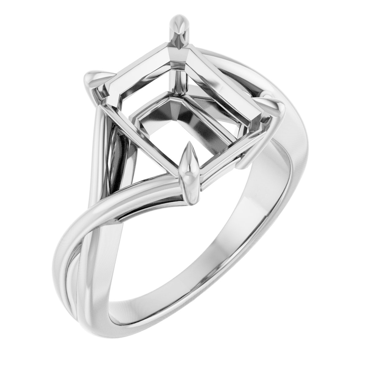 Claw-Prong Solitaire Engagement Ring