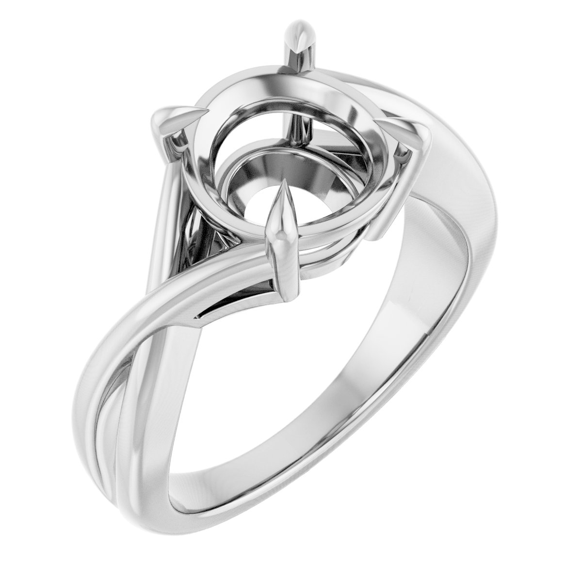 Claw-Prong Solitaire Engagement Ring