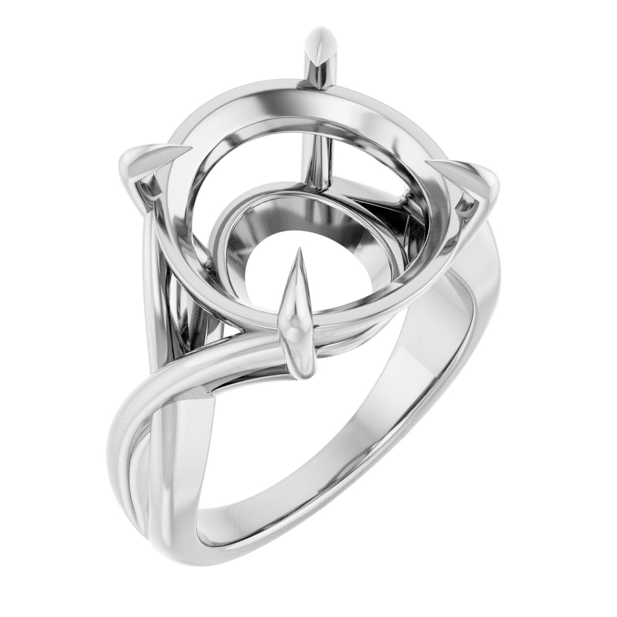Claw-Prong Solitaire Engagement Ring