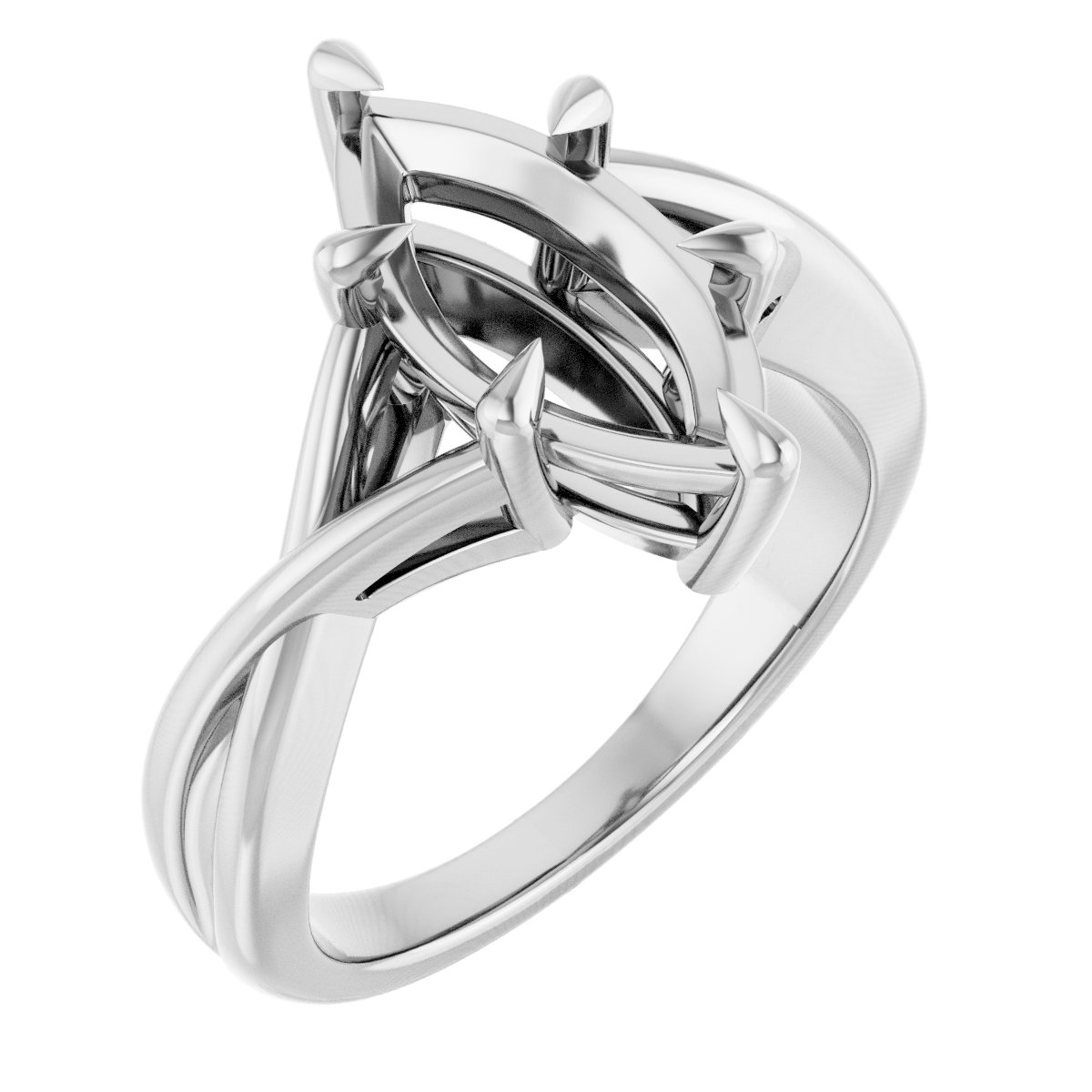 Claw-Prong Solitaire Engagement Ring