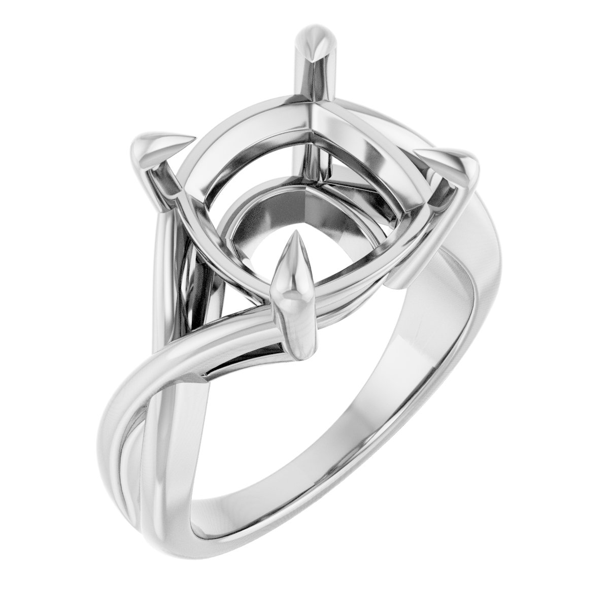 Claw-Prong Solitaire Engagement Ring