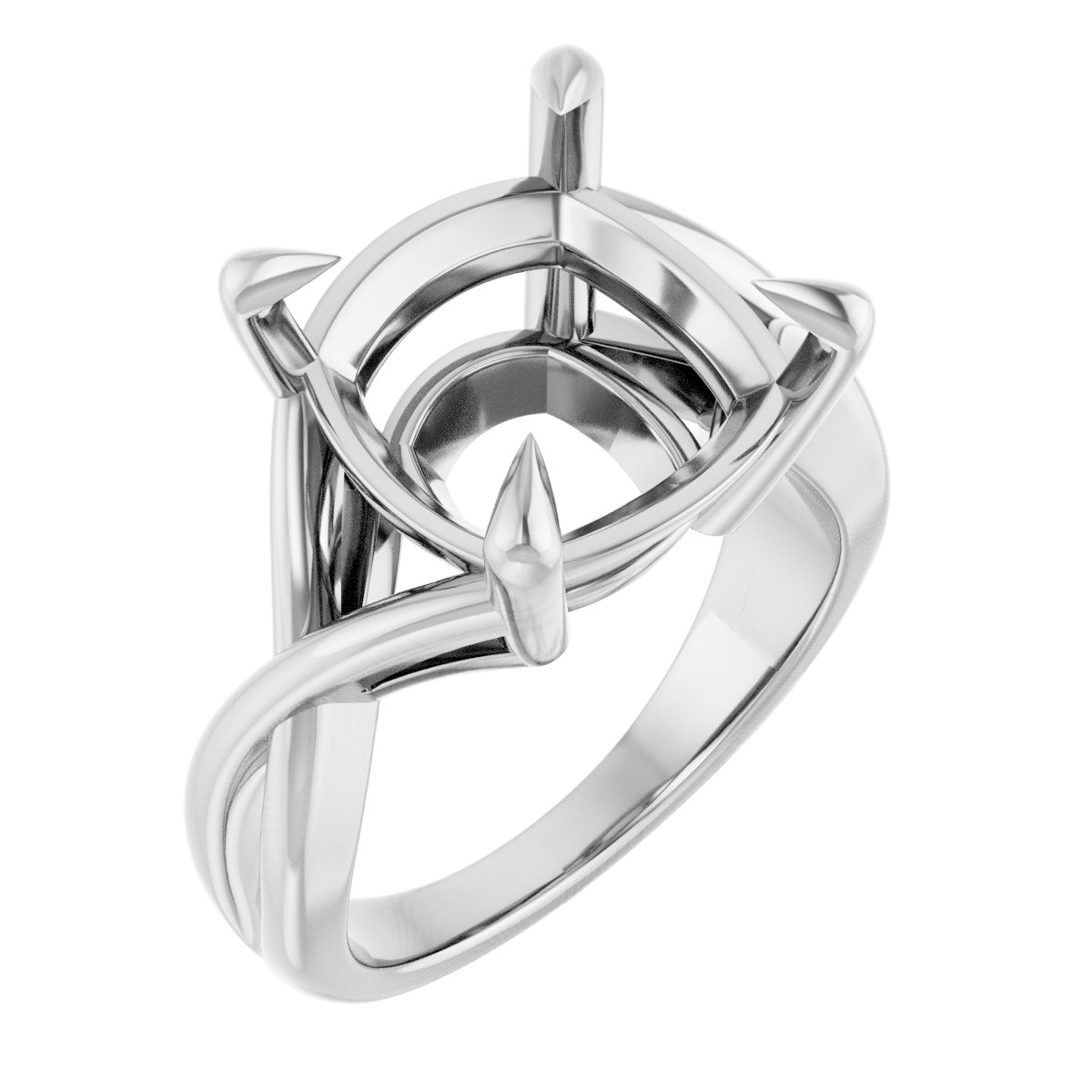 Claw-Prong Solitaire Engagement Ring