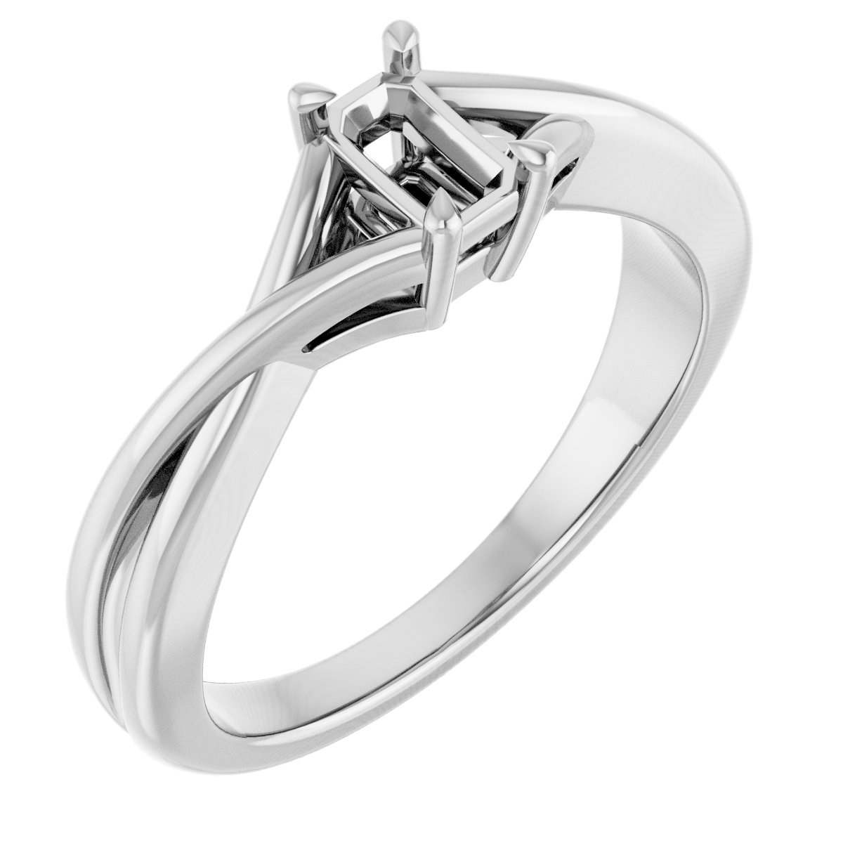 Claw-Prong Solitaire Engagement Ring