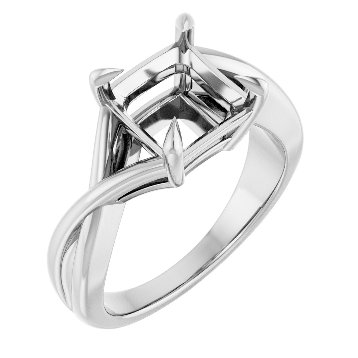 Claw-Prong Solitaire Engagement Ring
