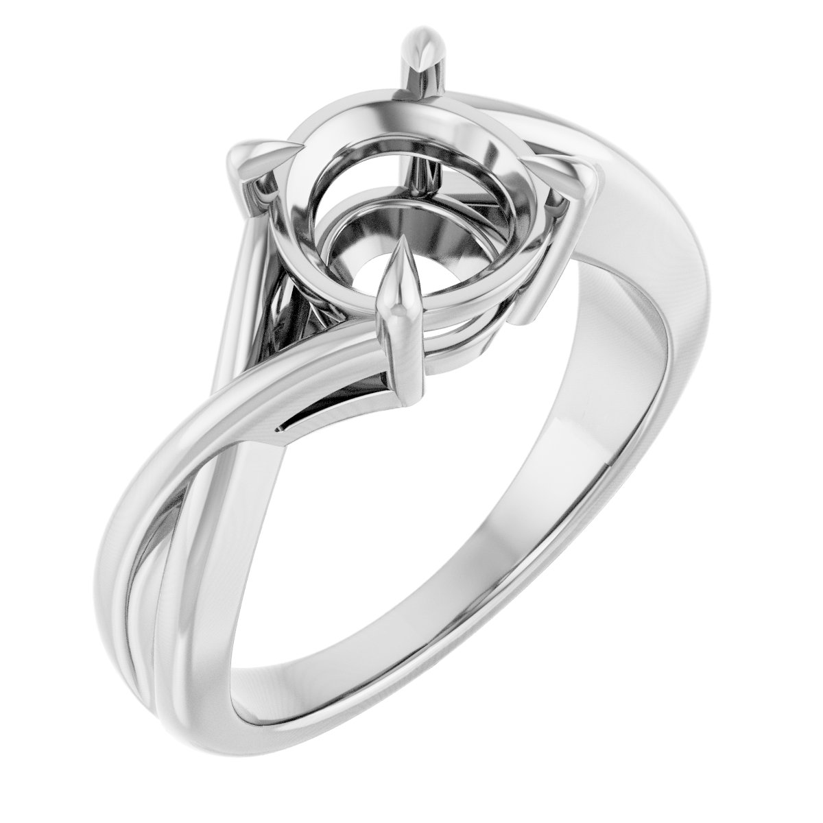 Claw-Prong Solitaire Engagement Ring