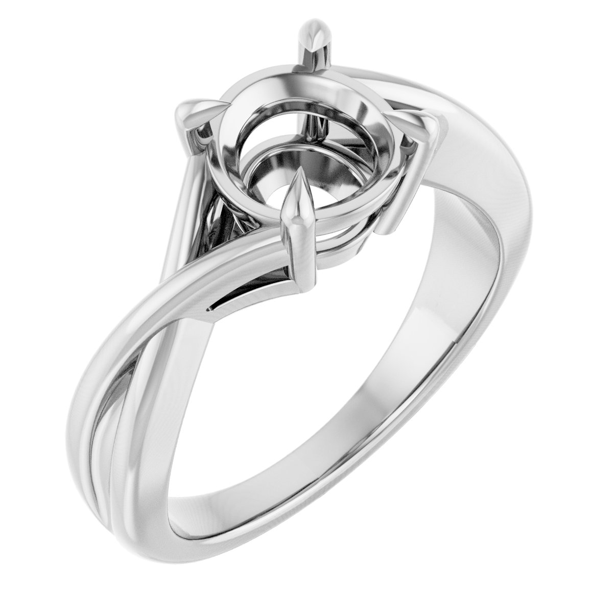 Claw-Prong Solitaire Engagement Ring