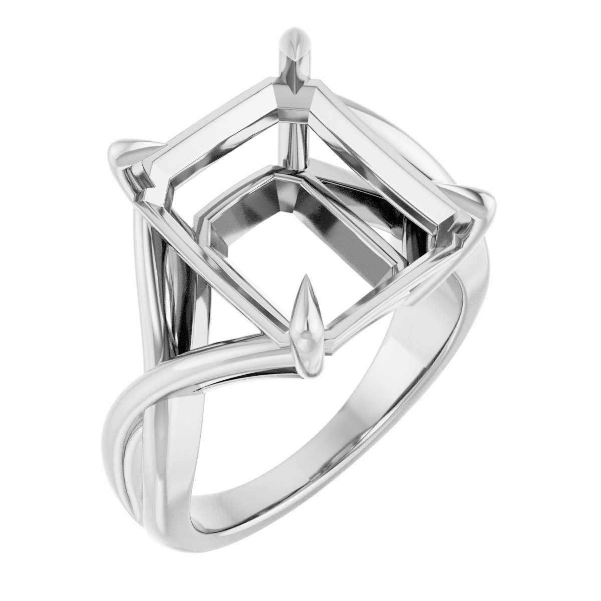 Claw-Prong Solitaire Engagement Ring