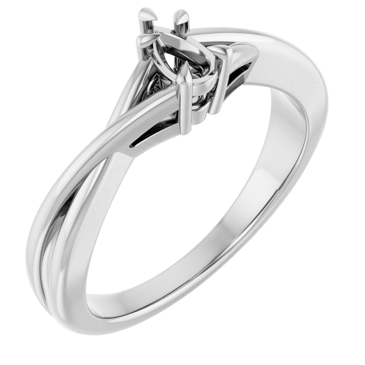 Claw-Prong Solitaire Engagement Ring
