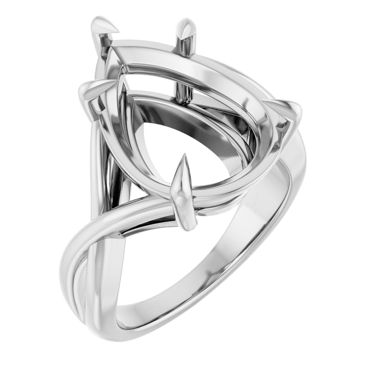Claw-Prong Solitaire Engagement Ring