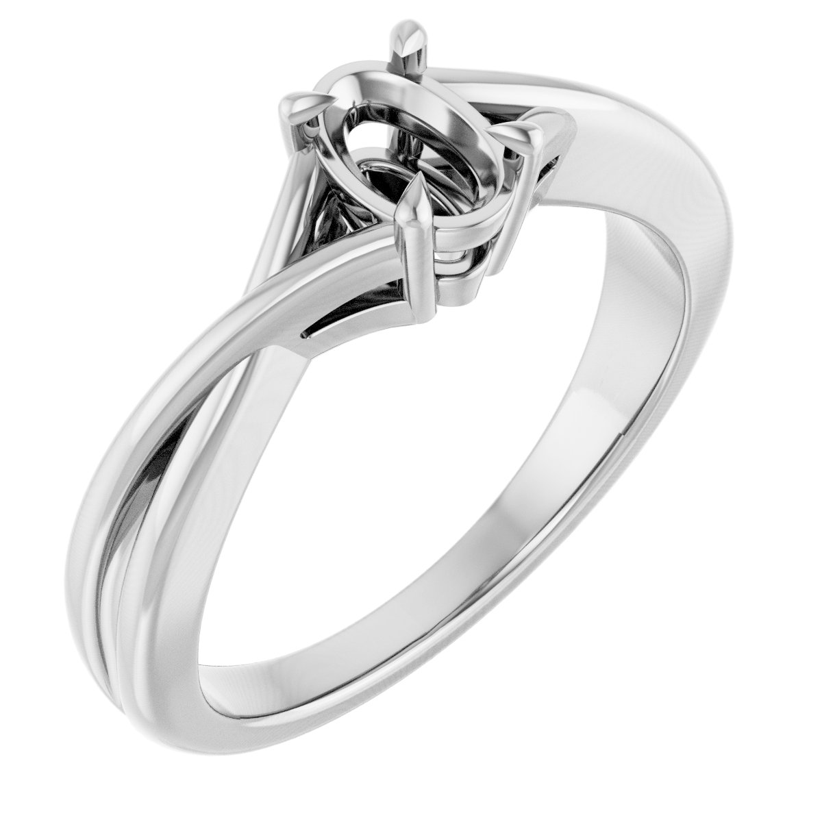 Claw-Prong Solitaire Engagement Ring