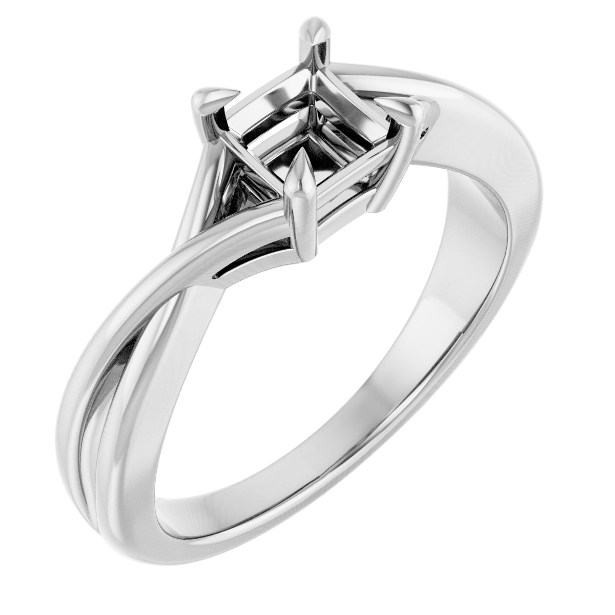 Claw-Prong Solitaire Engagement Ring