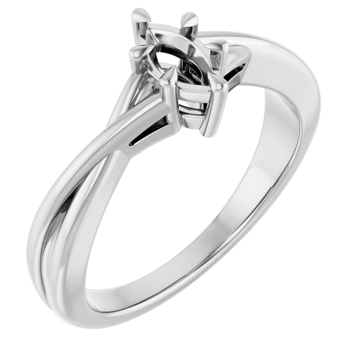 Claw-Prong Solitaire Engagement Ring
