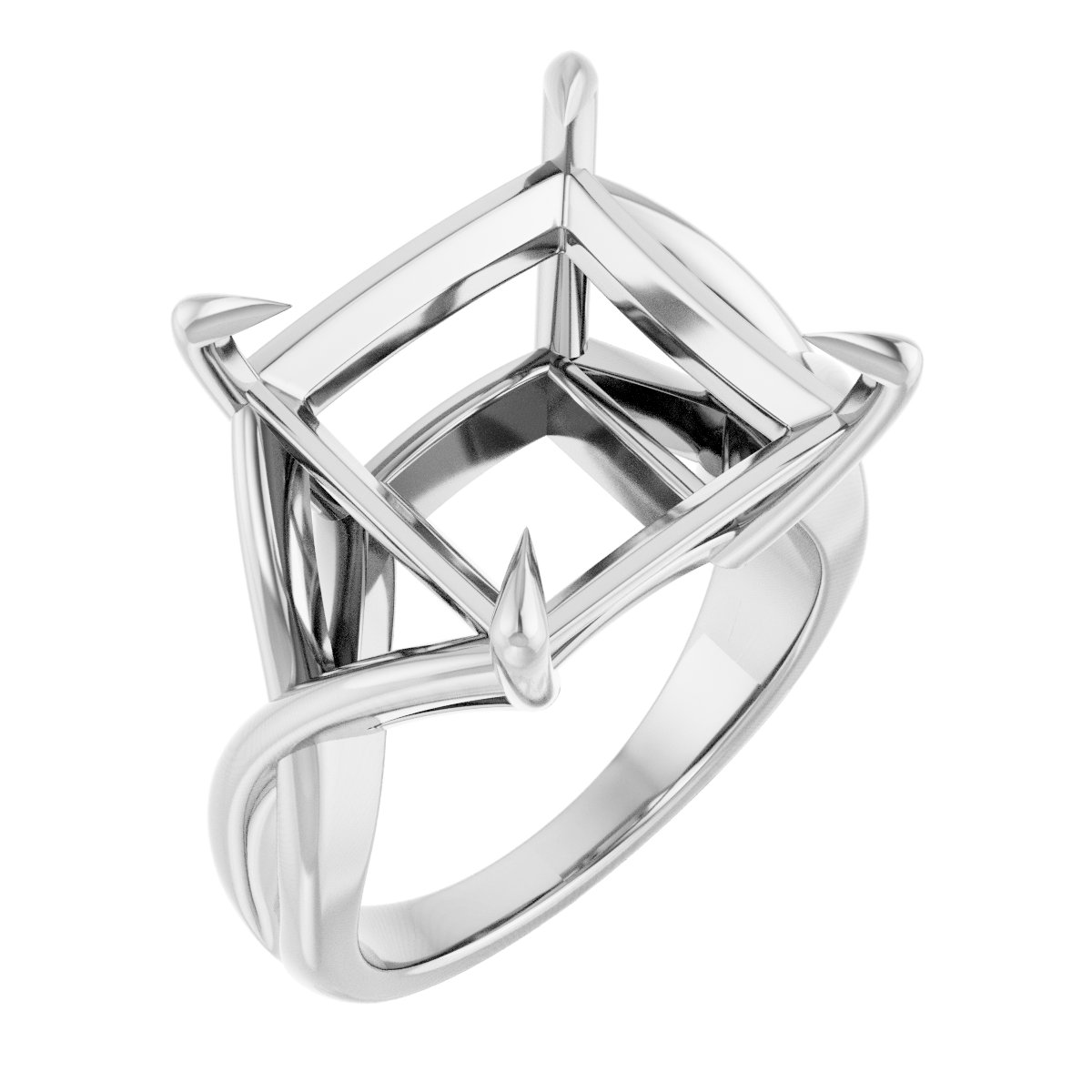 Claw-Prong Solitaire Engagement Ring