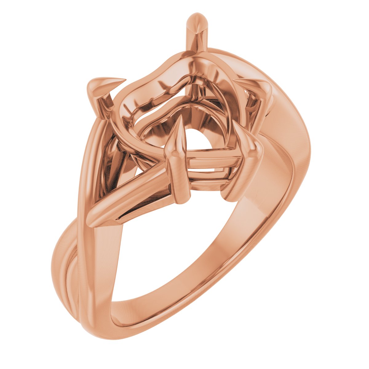 Claw-Prong Solitaire Engagement Ring