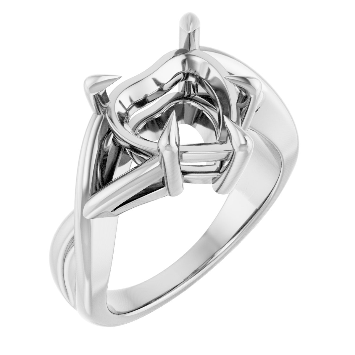 Claw-Prong Solitaire Engagement Ring