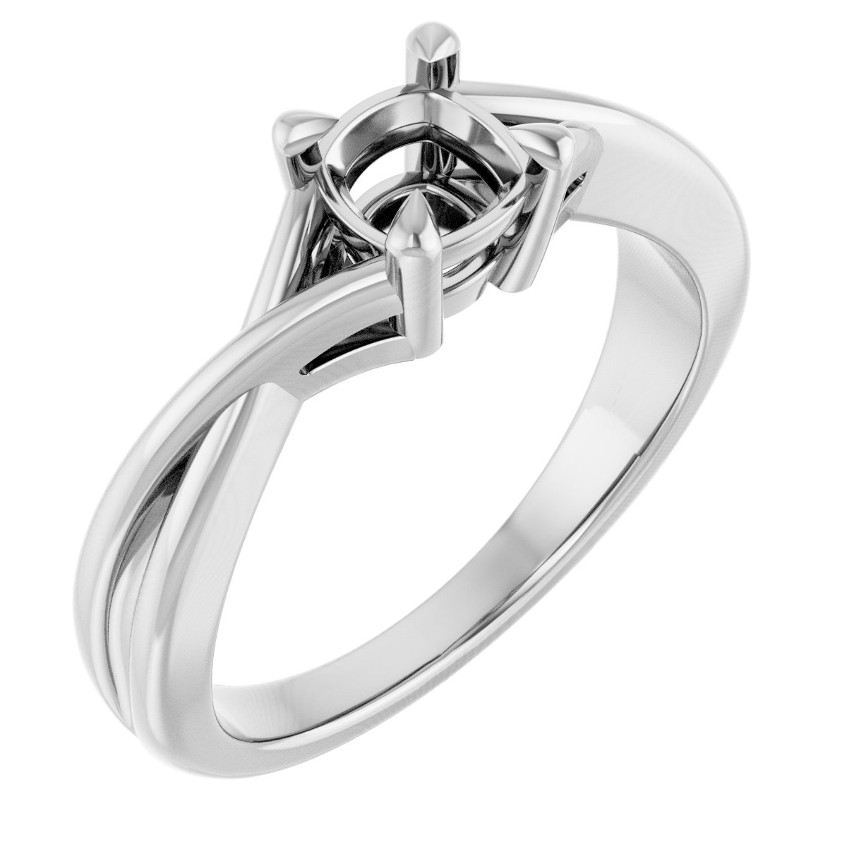Claw-Prong Solitaire Engagement Ring