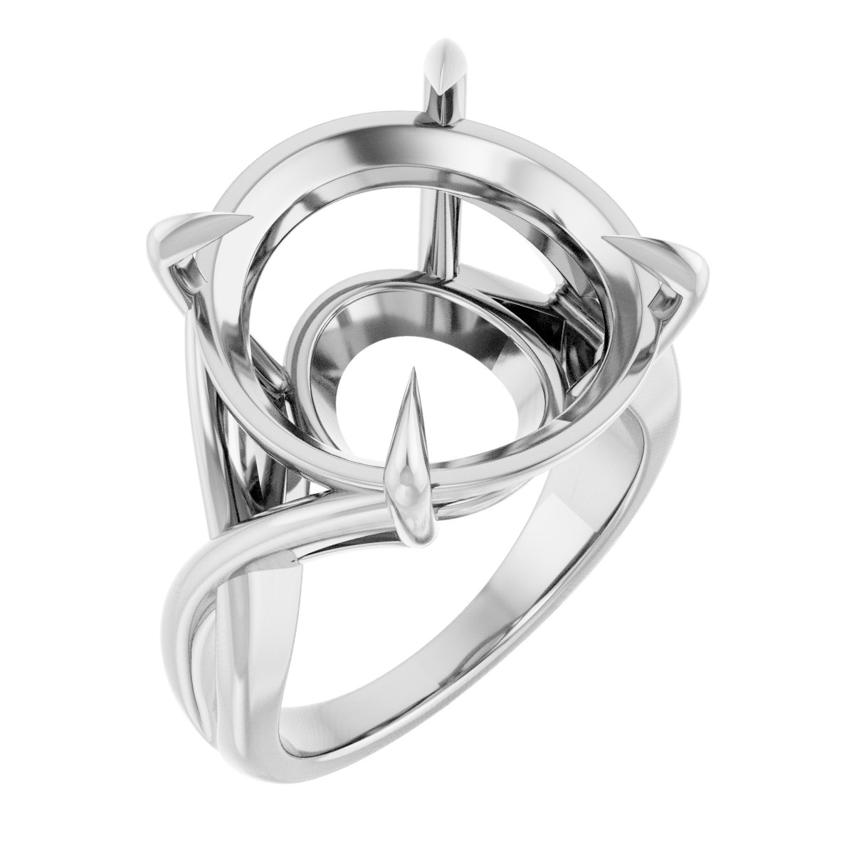 Claw-Prong Solitaire Engagement Ring