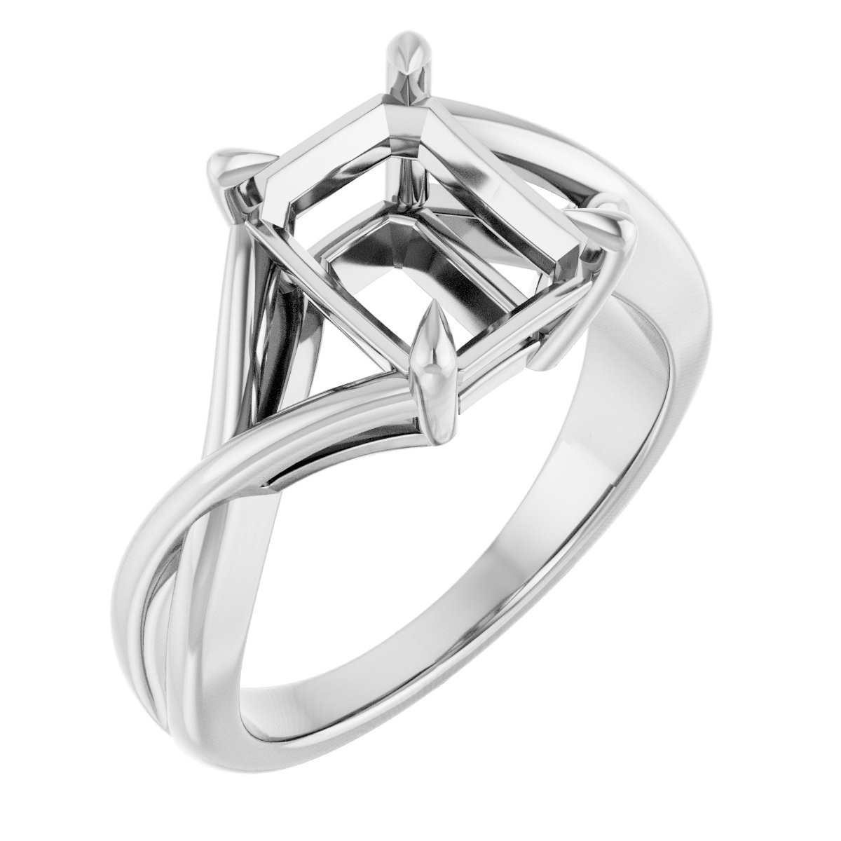Claw-Prong Solitaire Engagement Ring