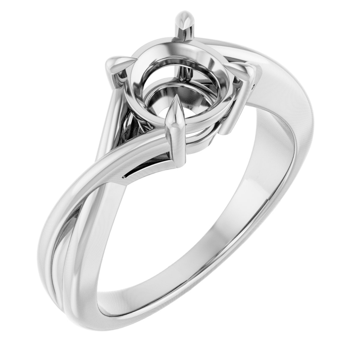 Claw-Prong Solitaire Engagement Ring