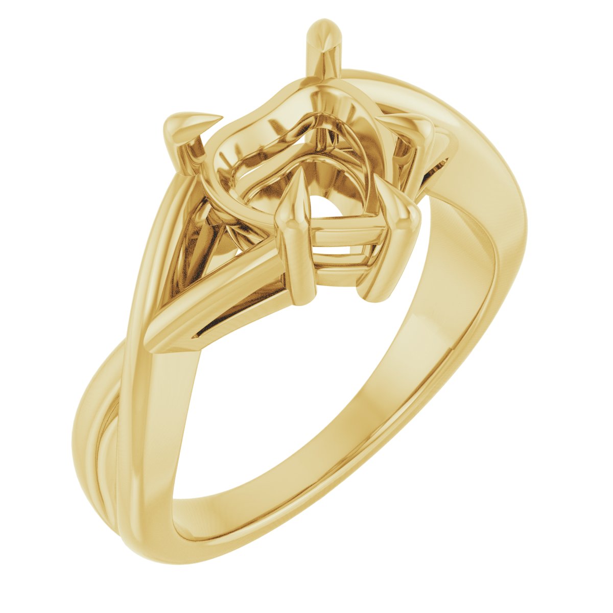 Claw-Prong Solitaire Engagement Ring