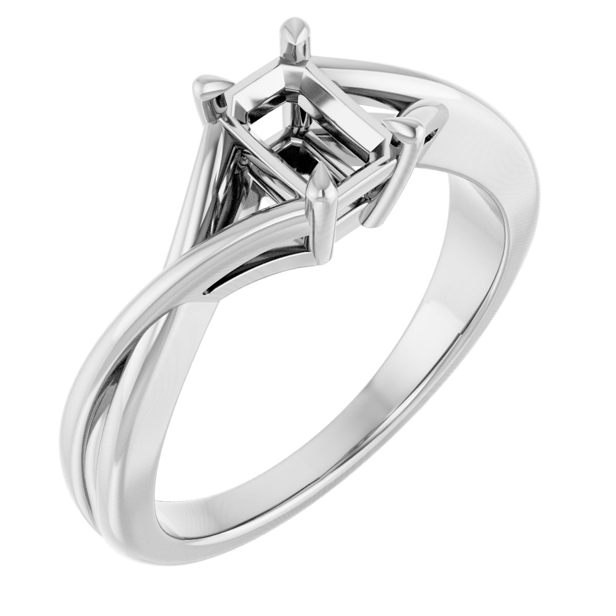 Claw-Prong Solitaire Engagement Ring